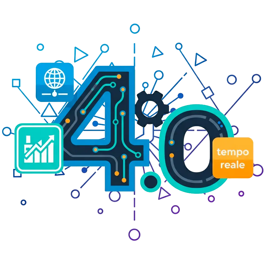 Infografica rappresentante l’Industria 4.0
